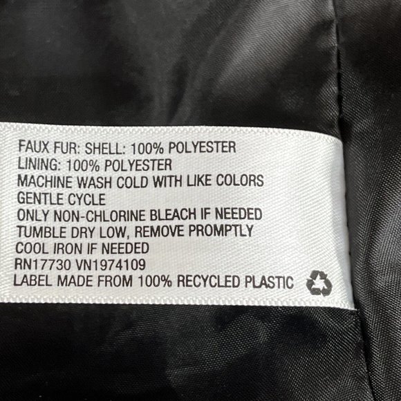 Wild Fable Fuzzy Coat Womans M Carmel Cognac Double Breasted Seam Pockets Lined - Picture 11 of 12